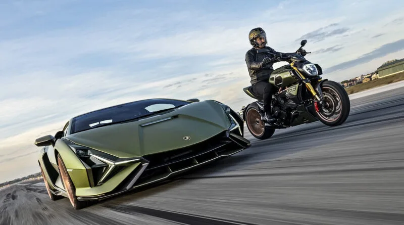 ducati diavel lamborghini