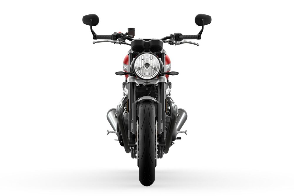 2021 triumph speed twin red front