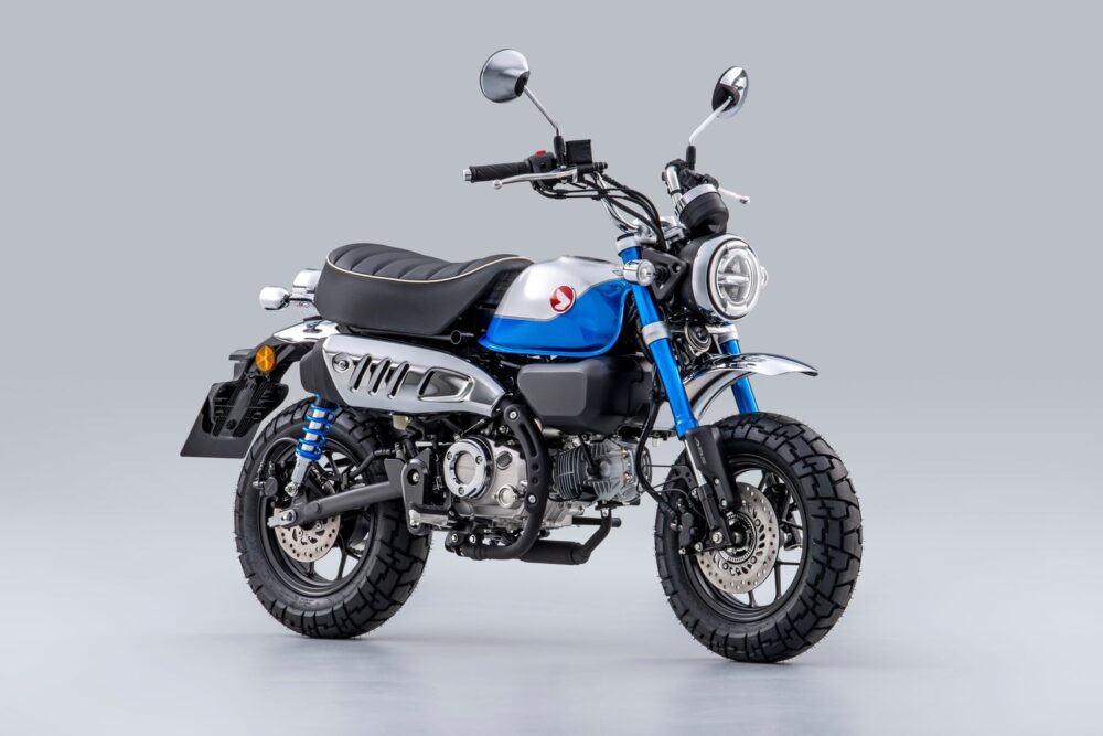 2022 honda monkey blue front right side