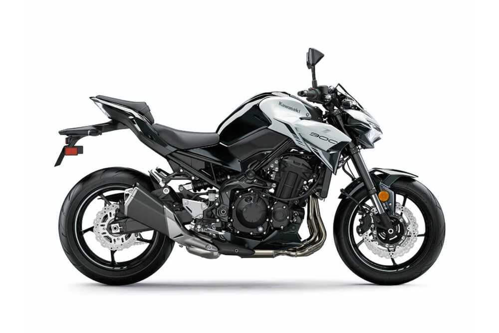 2022 kawasaki z900 usa white right side