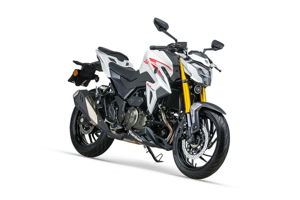 haojue dr 250 white front