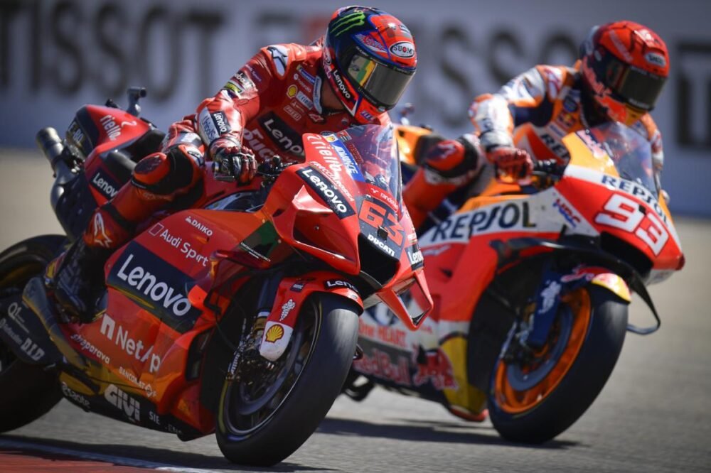 bagnaia marquez aragon motogp