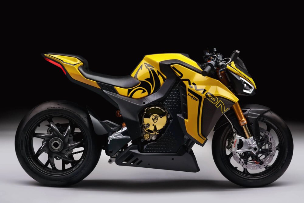 damon hyperfighter electric motorcycle