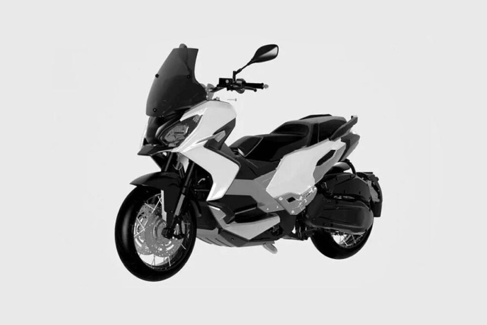 peugeot adventure scooter patent image