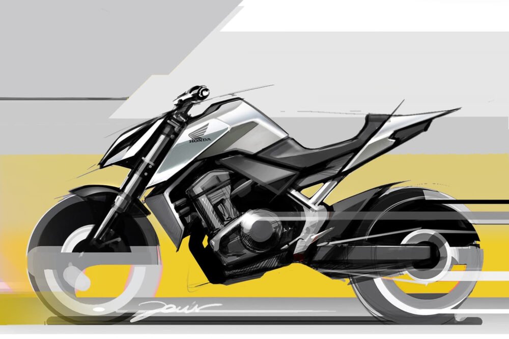 honda hornet sketches